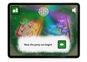 The task completion page for Silly Farm